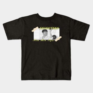 Kpop Design Mingyu Seventeen Kids T-Shirt